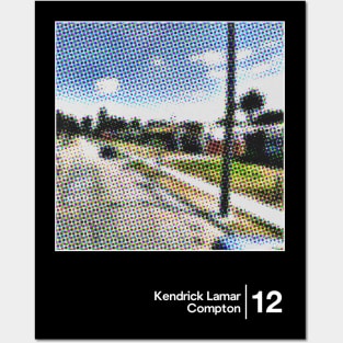 Kendrick Lamar - Compton / Minimal Graphic Artwork Design Posters and Art
